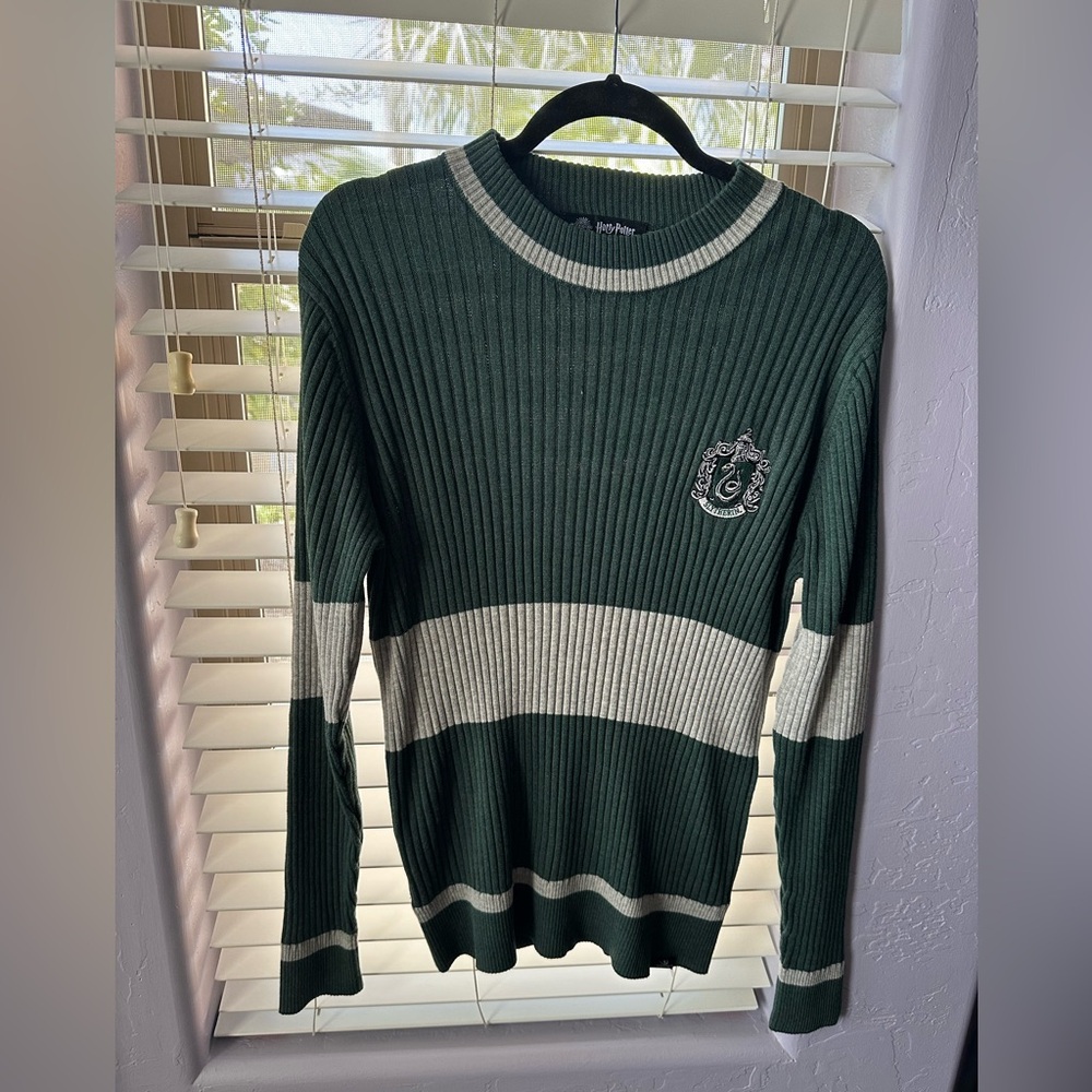 Harry Potter Studio Tour London Slytherin Quidditch Sweater